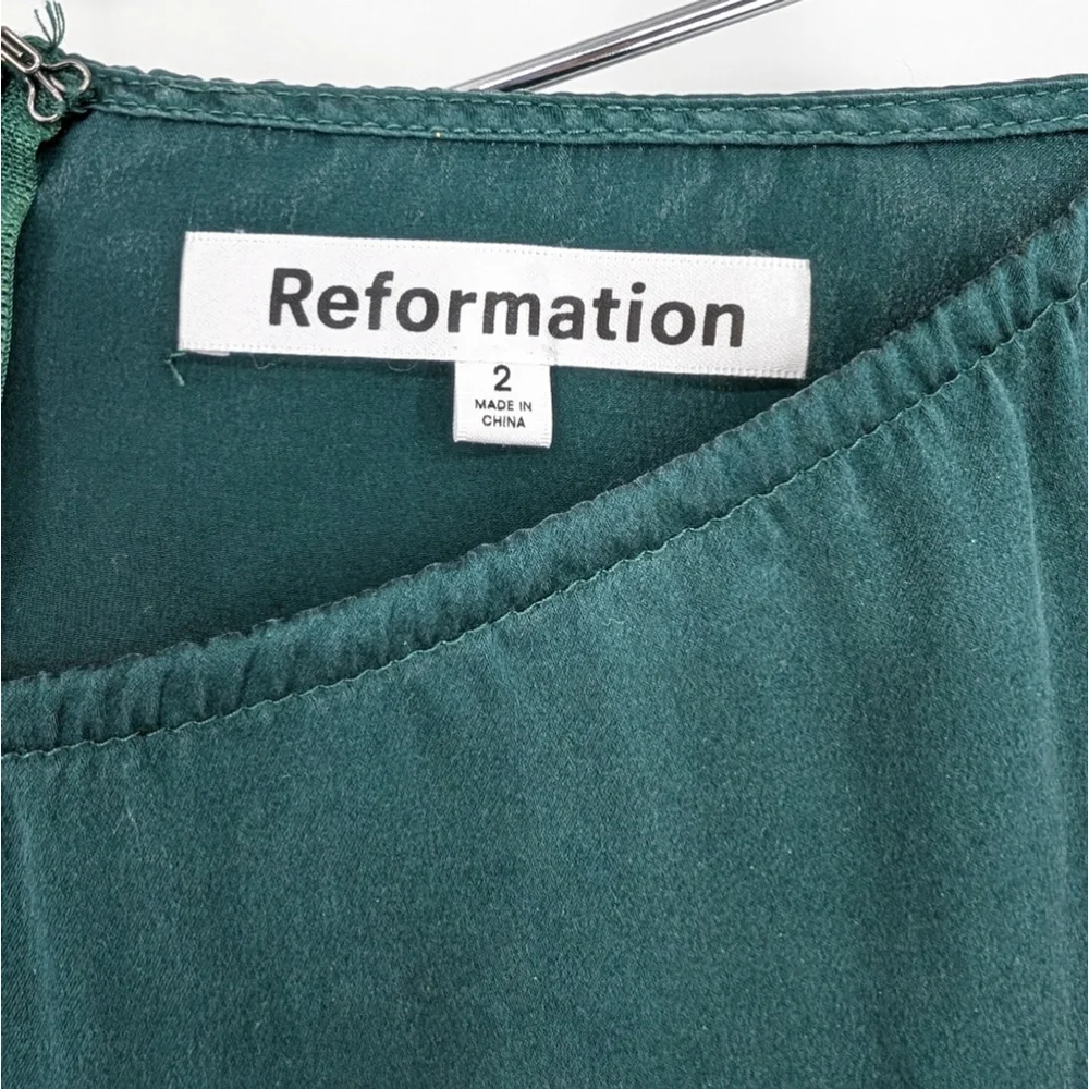 Reformation Benson 100% Silk Mini Skirt - Picture 6 of 7